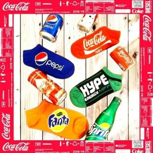 جوراب مچی زنانه طرح نوشابه ۴ طرح آلپ