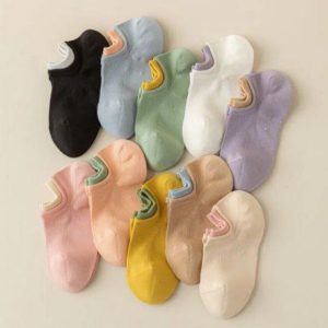 جوراب مچی زنانه رویه توری مچ رنگی ساده آدرا (۱۰جفتی)