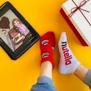 جوراب طرح نوتلا لنگه به لنگه مارک آلپ