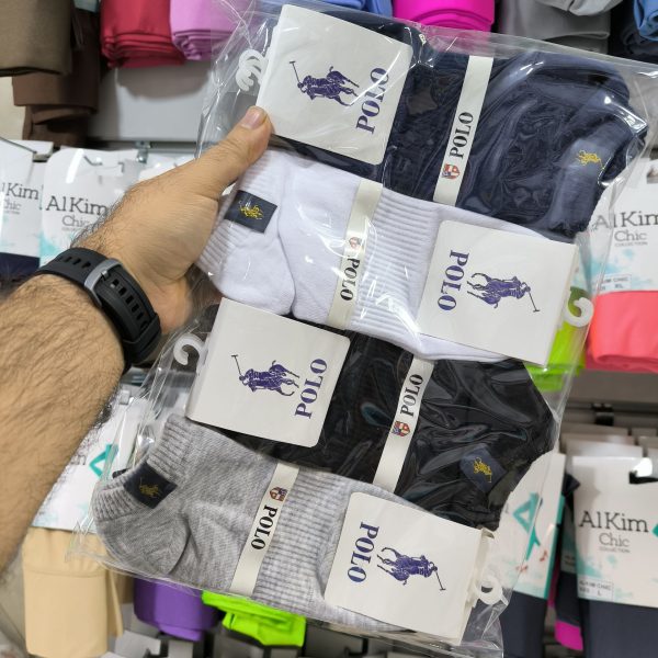 (12جفتی) جوراب اسپرت مارک دوخت طرح برند الوان مارک صالحی - Image 6