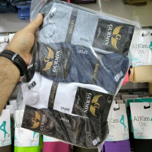 (۱۲جفت) جوراب مچی مردانه طرح نیو بالانس الوان مارک گارمین