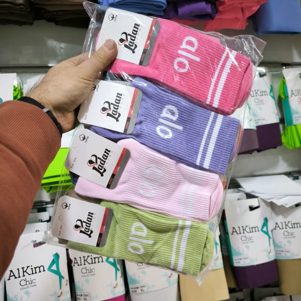 (12جفتی) جوراب ساقدار اسپرت 12رنگ alo کد ۷۰۰۶ لادن - Image 3