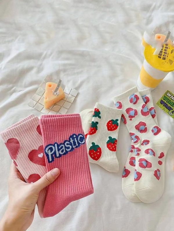 (10جفتی) جوراب ساقدار زنانه طرح plastic کد 4017 لادن