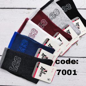 (12جفتی) جوراب ساقدار اسپرت طرح lee کد 7001 لادن