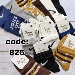 (12جفتی) جوراب مچ کبریتی بچگانه نایک میکس سون دی کد 825