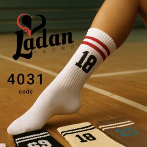 (10جفتی) جوراب ساقدار زنانه شماره کد 4031 لادن