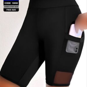 ( تک عددی ) شورتک جیب موبایلی ورزشی زنانه کد 10052