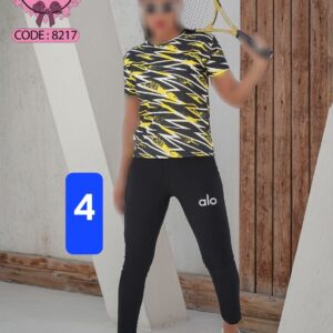 ( تک عددی ) ست تیشرت و شلوار ورزشی زنانه طرح 4 کد 8217