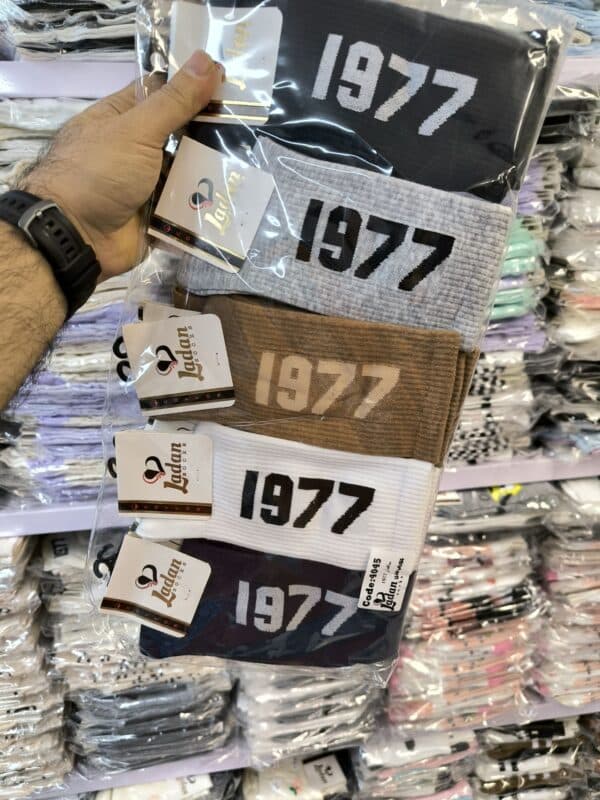 (10جفتی) جوراب ساقدار زنانه 1977  کد 4045 لادن - Image 3