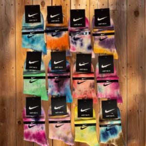 (12جفتی) جوراب نیم ساق اسپرت آبرنگی طاهری