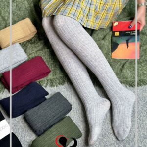 (پک 3 تایی) جوراب شلواری زنونه طرح بافت گندمی مشکی مارک میس لی