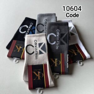 (10جفت) جوراب ساقدار مردانه طرح CK کد 10604 پاران