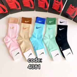 (۱۰جفتی) جوراب ساقدار اسپرت طرح nike  دو کش کد 4081 لادن