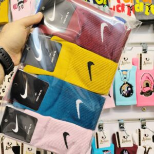 (12 جفتی) جوراب ساقدار اسپرت نایک 12 کش اسپرت رنگ مسعود